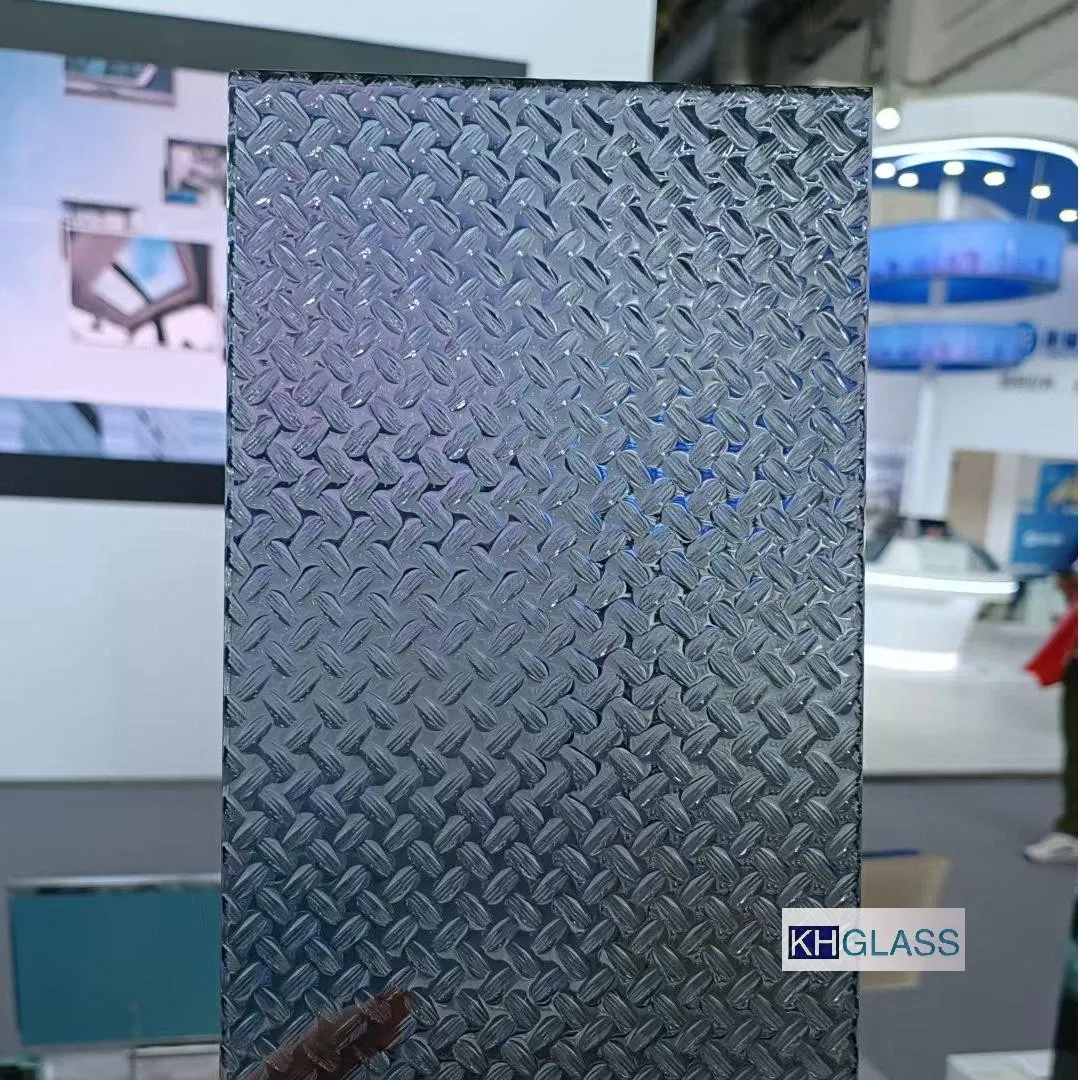 Decorative Cast Textured Pattern Glass for Interiors Home Decor Projects