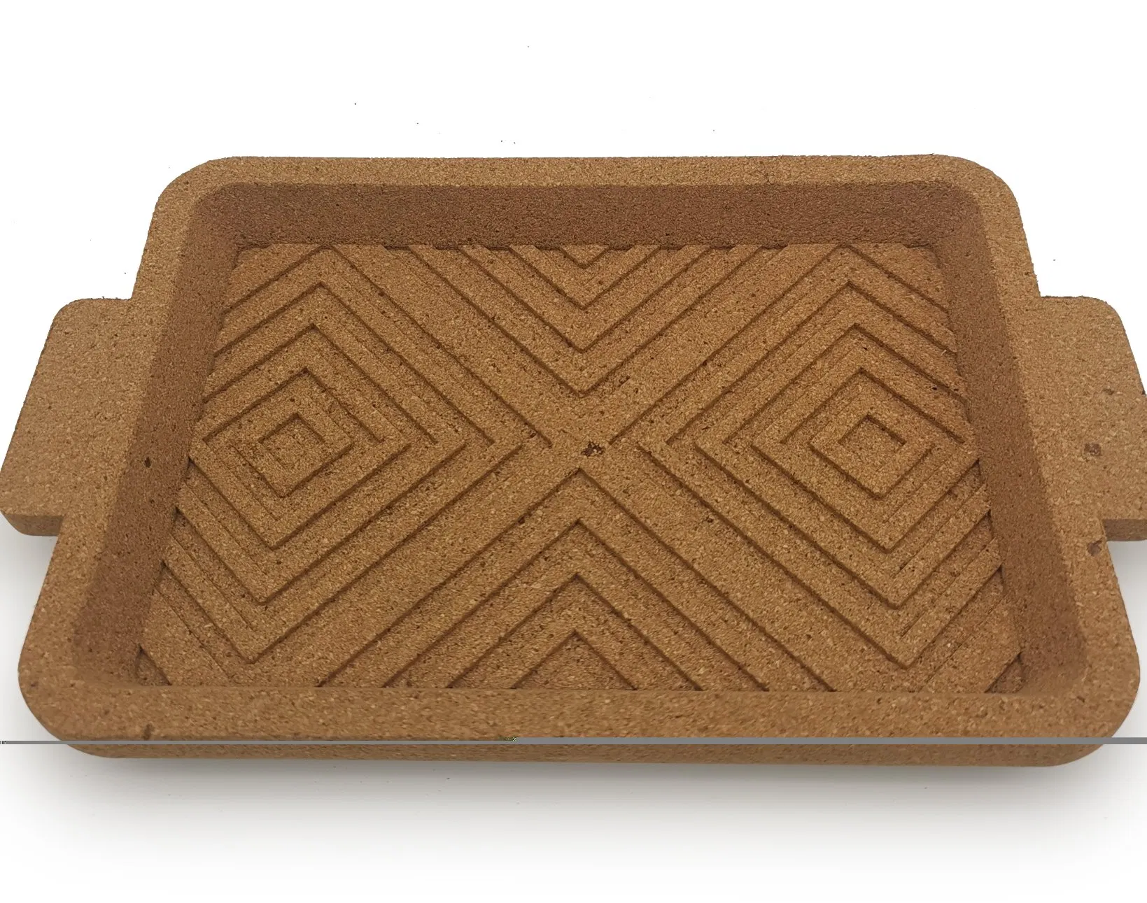 Natural for Heat-Resistant Kitchen and Dining Use Cork Serving Tray