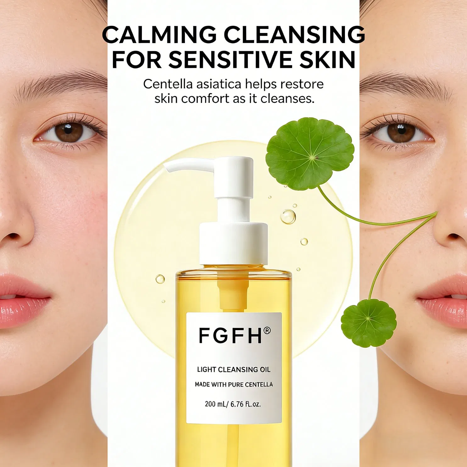 Centella Essential Light Deep Makeup Remover Oil Beauty Cleansing Oil for Facial