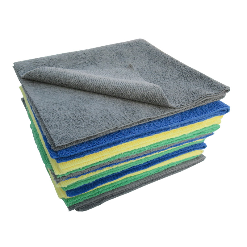 350 GSM Car Wash Cloth Microfiber Cleaning Edgeless 16X16 Inch Microfiber Car Towel Auto Detailing Drying Towels
