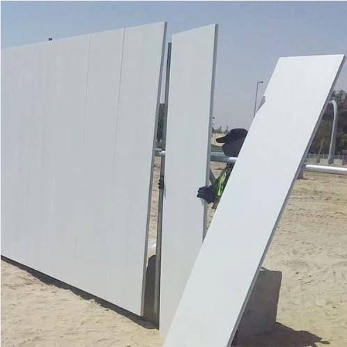 PVC Eco Fence Solution PVC Temporary Hoarding Fencing Panels