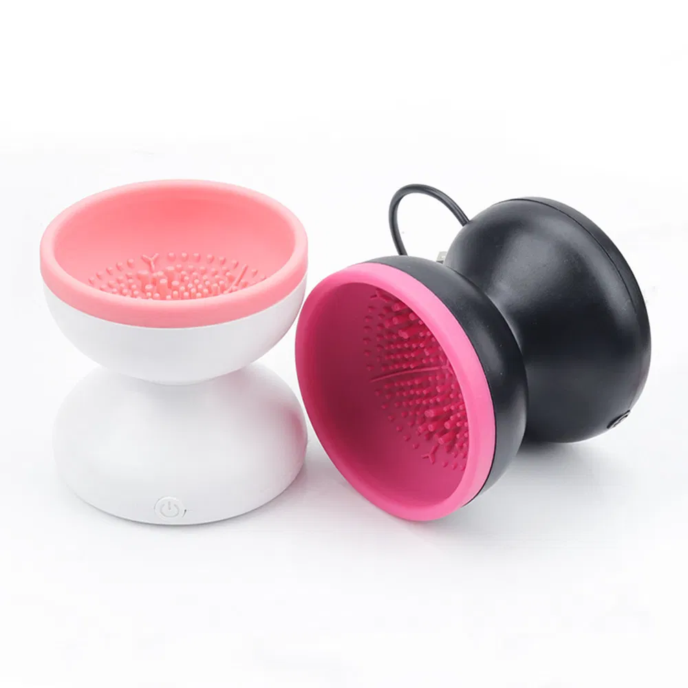 Electric Cosmetic Brushes Bowl Machine Automatic Spinner Rotating Silicon Makeup Brush Beauty Cleaner