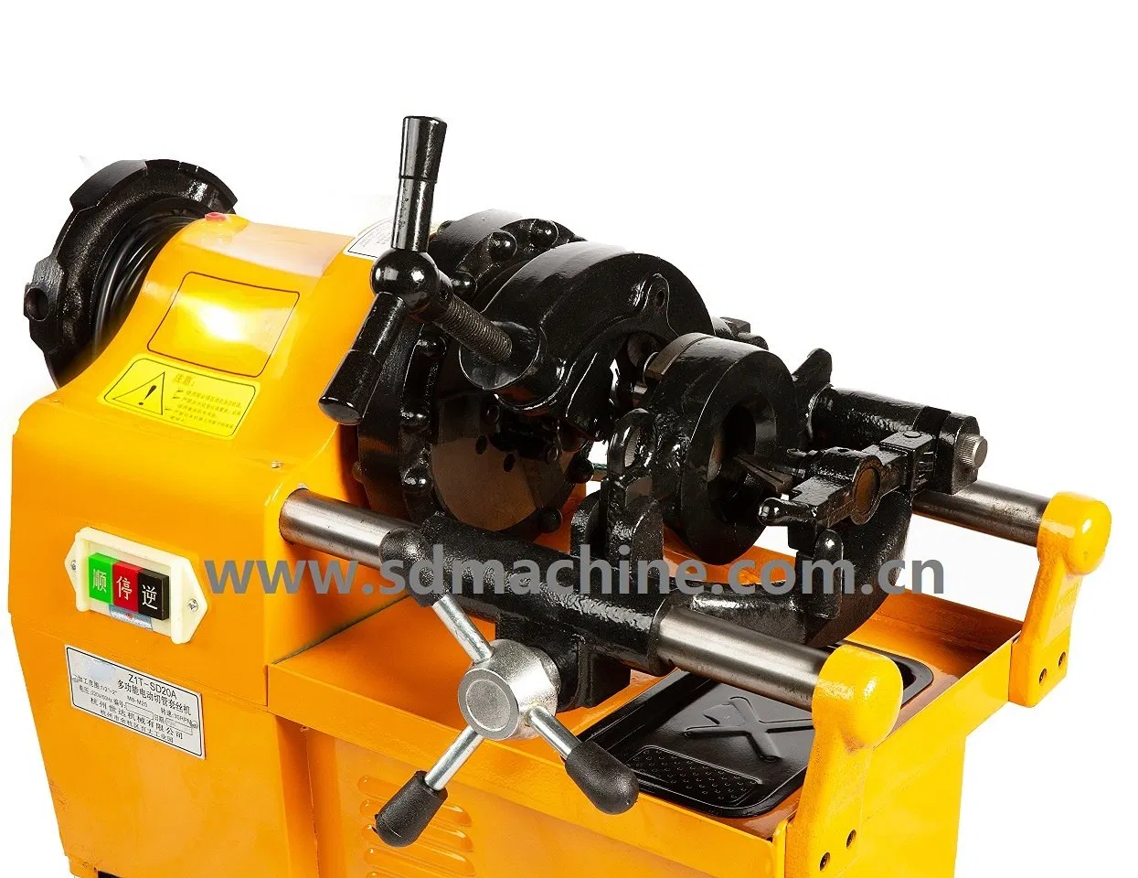 Multi-Function Electric Pipe Threader With Round Die For Threading Bolts