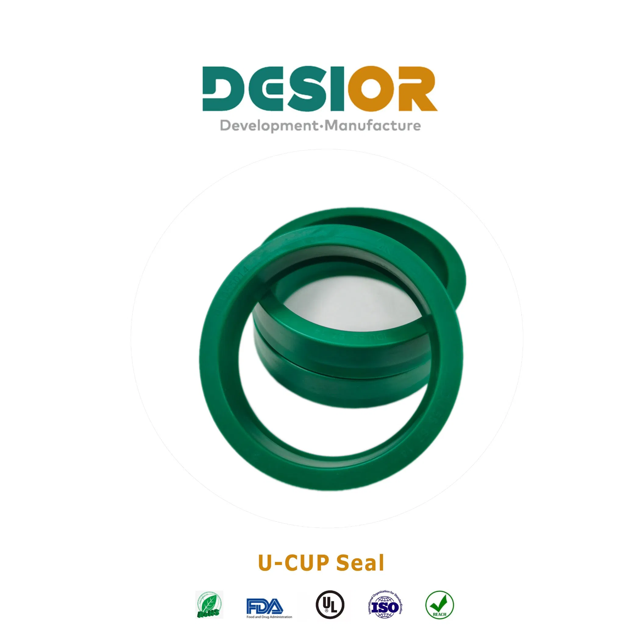 Desior Green Custom Hydraulic Cylinder Piston Rod U Type Load Yu-100*125*12