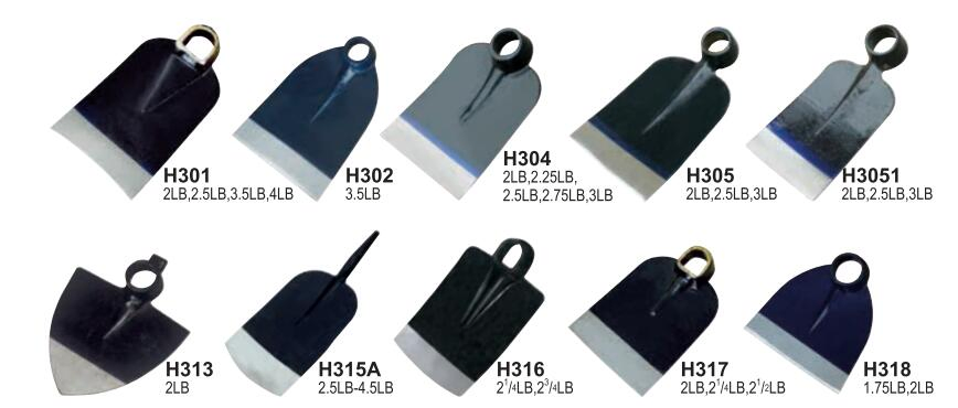 Railway Steel Garden Hoe Head Digging Hoe