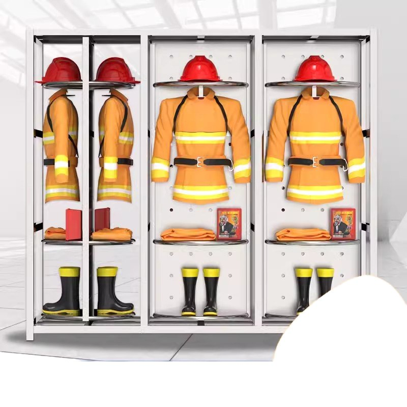 Противопожарный шкаф-гардероб из нержавеющей стали, вращающийся