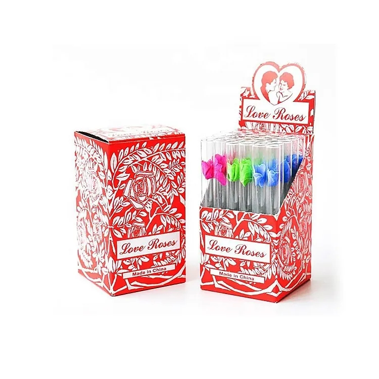 Love Rose Glass Tube Pipe 36 CT Smoking Water Pipe