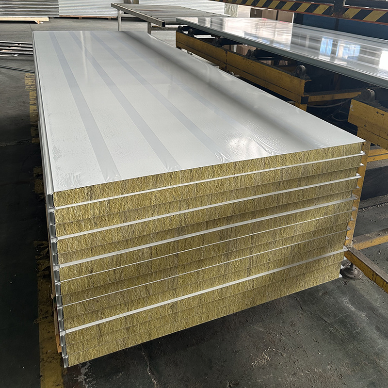 Fire-Proof Insulation Color Steel Sandwich Panel for Wall/Roof/Prefabricated House
