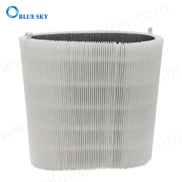 Replacement Collapsible Particle Carbon Filter Compatible with Blueair Blue Pure 411 Air Cleaner Purifier