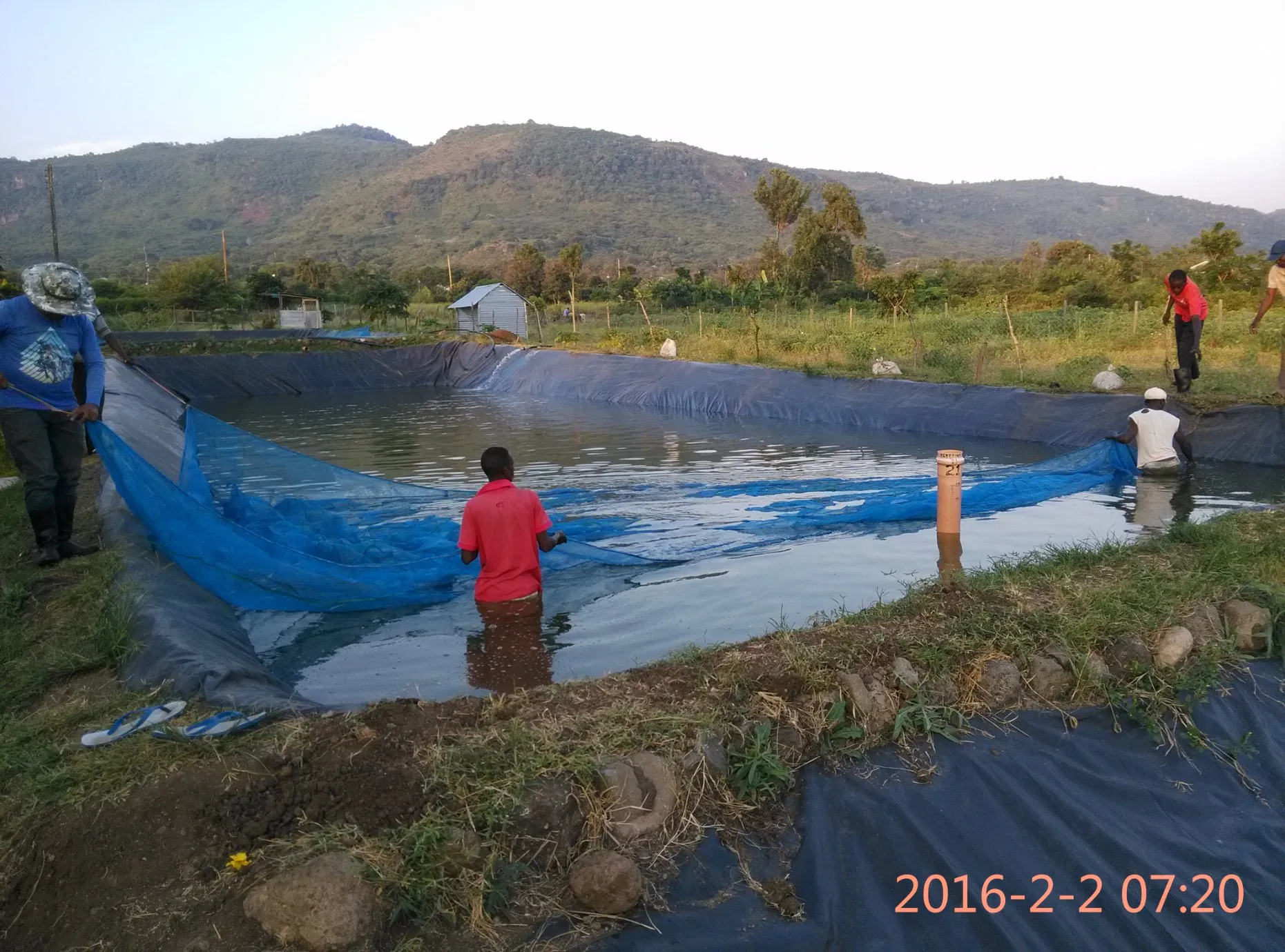 HDPE Geomembrane, Waterproofing Geomembrane for Fish Farm