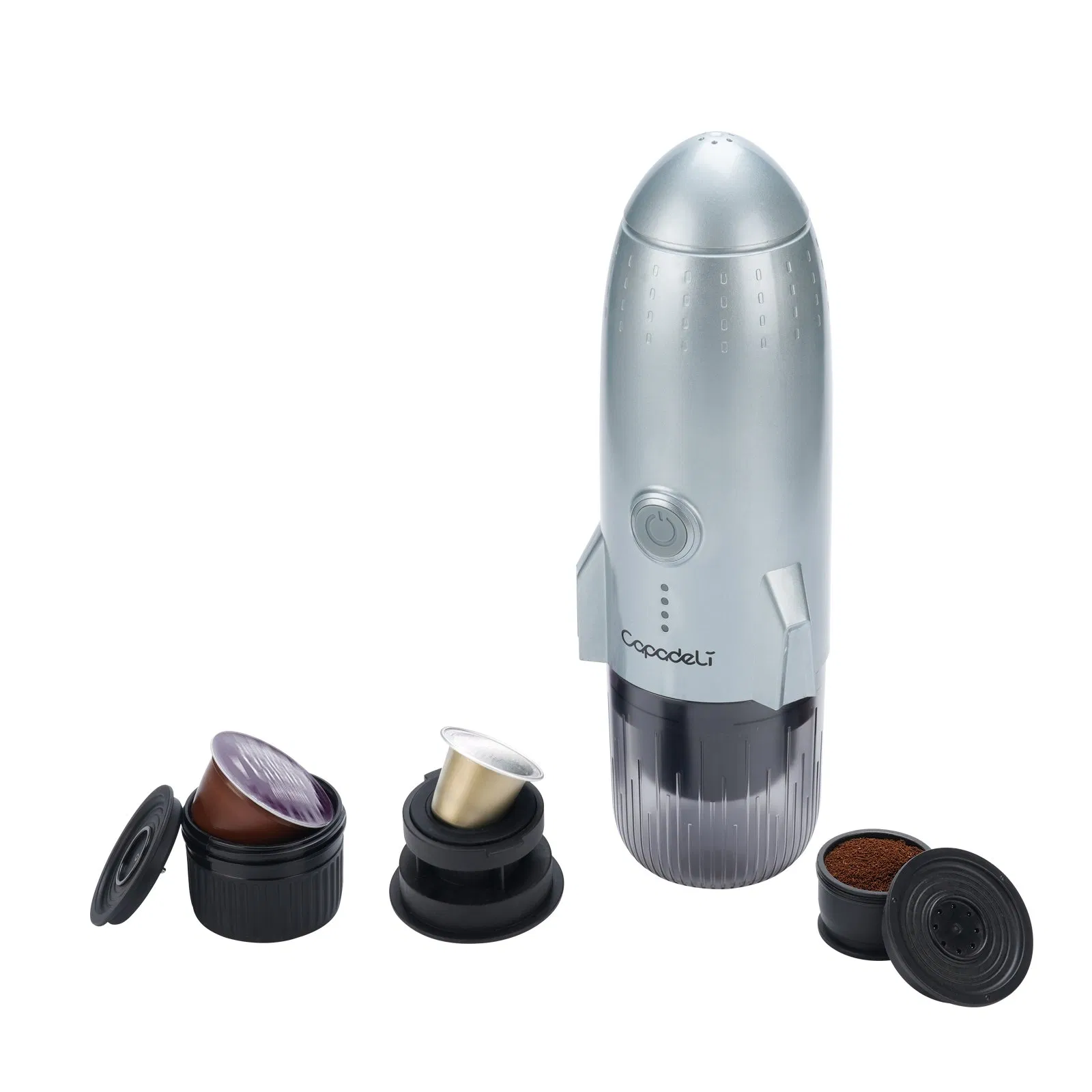 Manual Portable Espresso Machine - Rechargeable, Makes Coffee Without Electricity