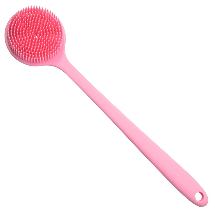 Long Handle Lotion Applicator with Bath Brush Soft Massage Body Brush