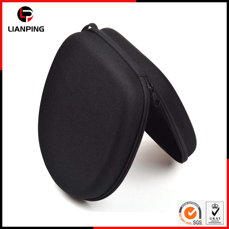 Protective Travel Carrying Hard EVA Headphone Case with Mesh Pocket