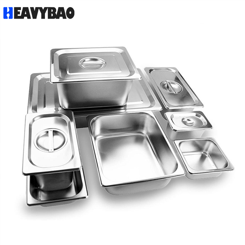 Heavybao Factory Direct All Size Food Gn Pan Gastronorm Container for Restaurant Buffet Catering
