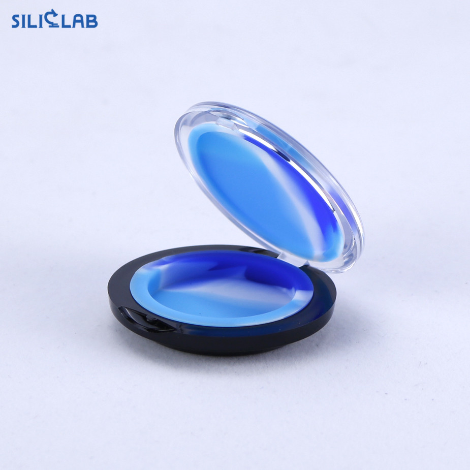 BPA Free Plastic Clam Shell 6ml Classical Silicone Jars DAB Wax Container