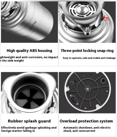 Cheap Hot Sale DC Kitchen Food Garbage Disposal Strong Power Household Waste Disposer