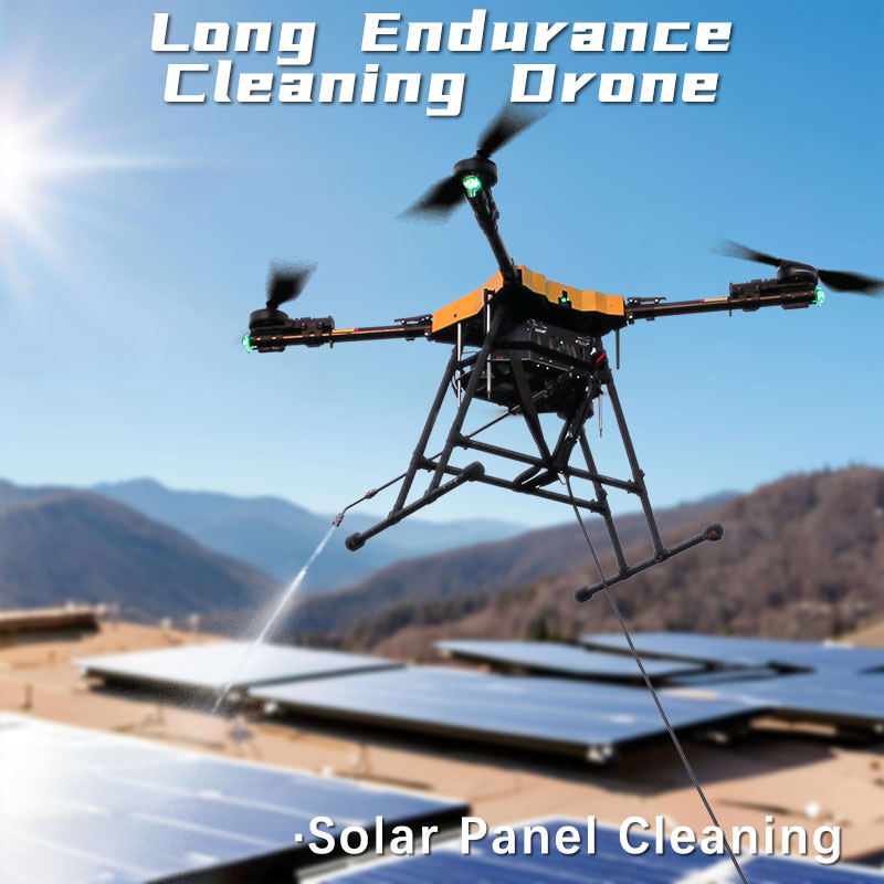 High Pressure Solar Panel Clean Robot Washing Drone Machine Price for Building Facade Window Roof Cleaning