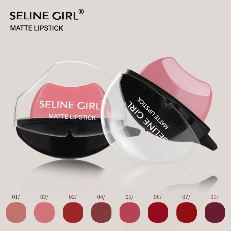 Seline Girl 12 Colors Vegan Waterproof Matte Soft Lazy Lipstick