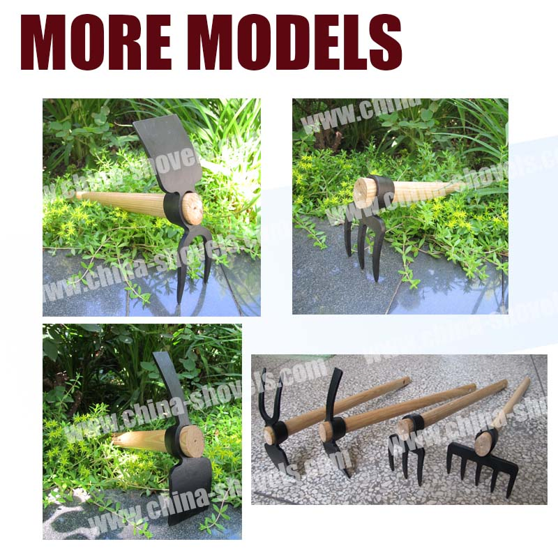 Forged One Piece No Welding Garden Steel Farming Digging Fork Hoe