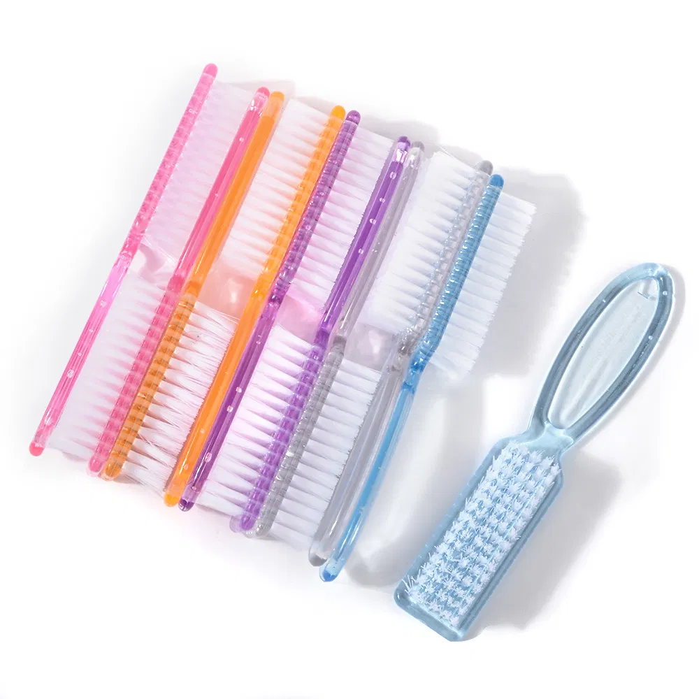 Nail Cleaning Brush Finger Care Dust Cleaner Handle Scrub Nail Dust Brush