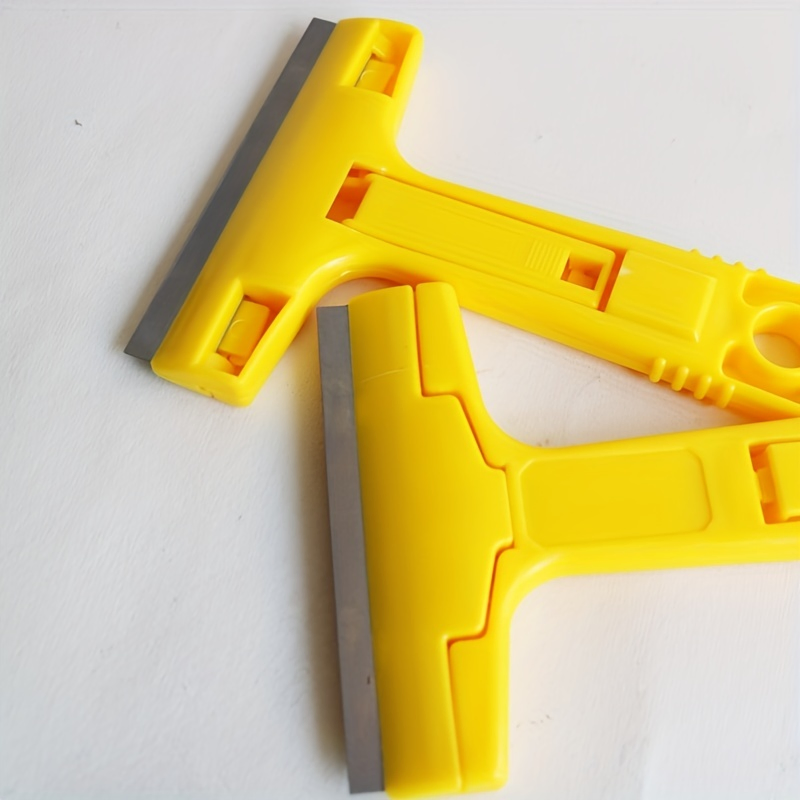Hautine Cleaning Window Plastic Razor Scraper with Metal Blades