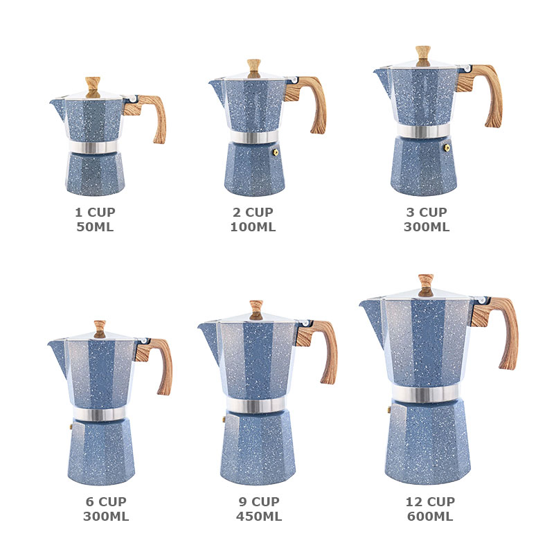 Mocha Maker Stovetop Espresso Maker Aluminium Italian Moka Coffee Pot