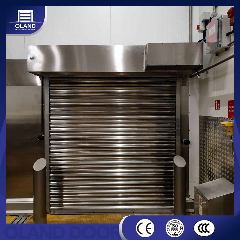 Industrial Modern Fireproof Rolling Shutters Fire Curtain Rated Roll Steel Shutter Door for Workshop Exterior Manual Finished