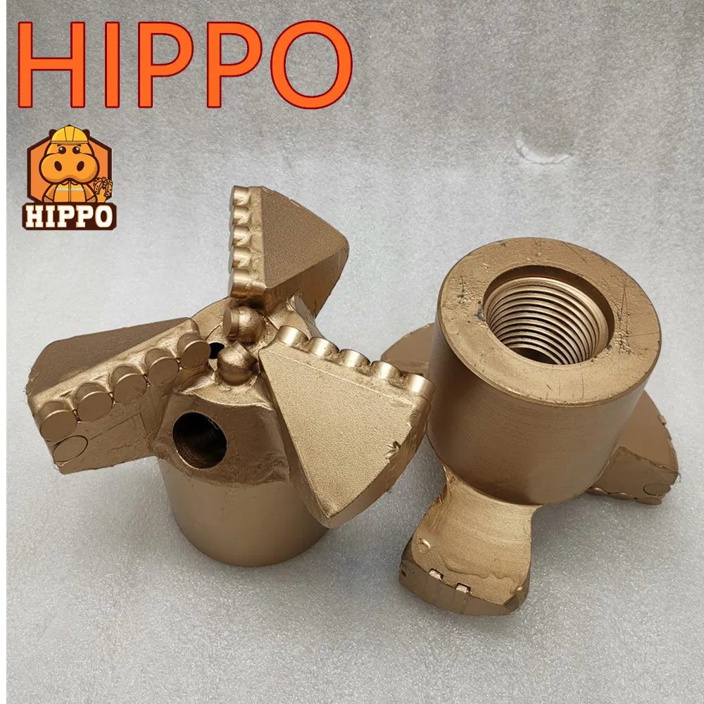 Hippo 6'' 153mm PDC Bit Chisel Brocas for Water Well Drilling with Regular Thread