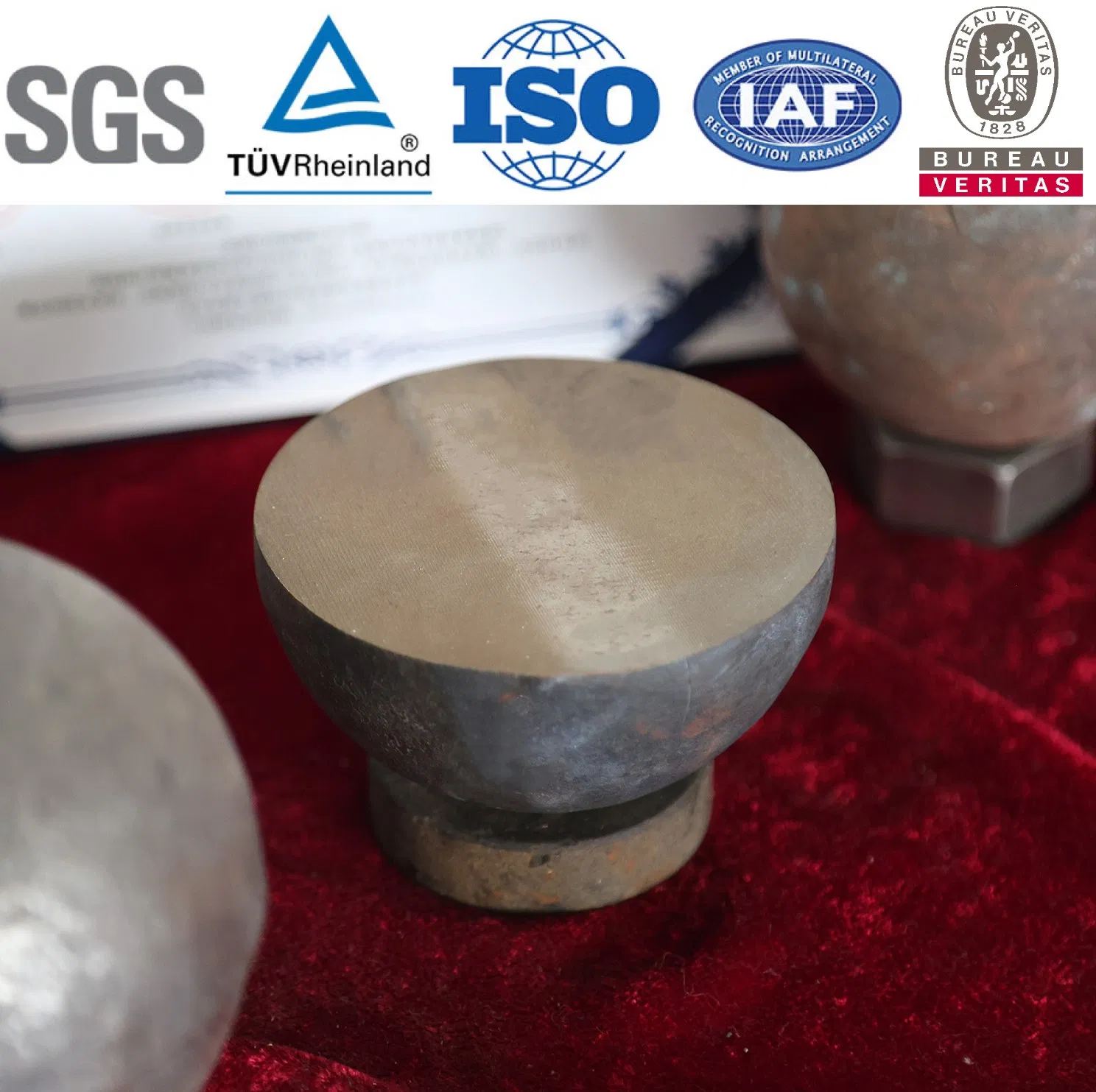 1 Inch 3 Inch 5 Inch Alloy Forged Grinding Steel Ball Cast Grinding Ball Ball Mill for Gold Copper Iron Cement Aluminium Zinc Lead Silicon