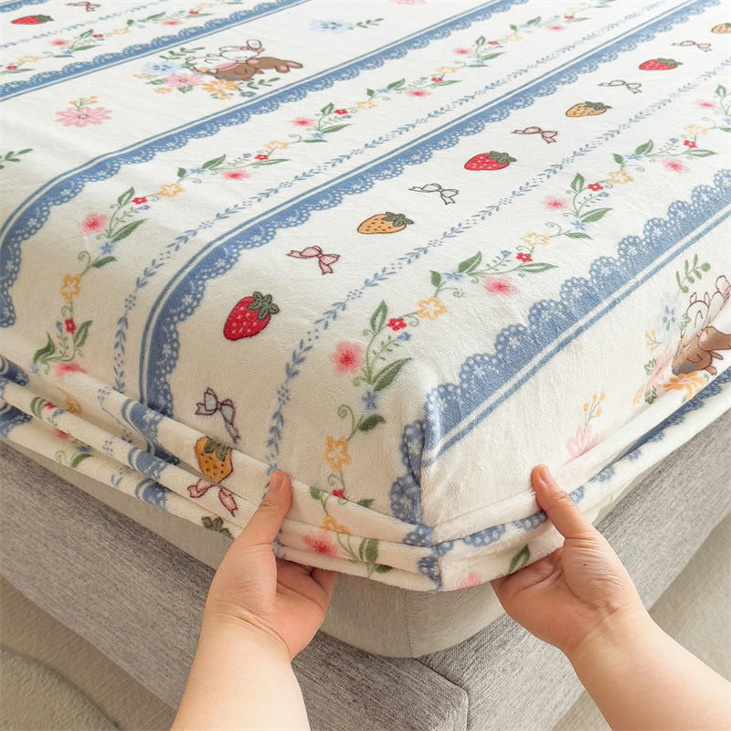 High-Quality Bedroom Bed Cover, Washable Bed Cover, Multiple Size Designs, Elastic Protective