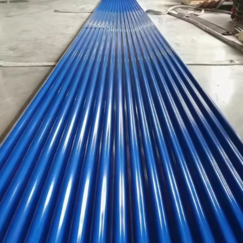 Factory Supply PPGI/PPGL Prefab House Color Coated Zinc Galvanized Corrugated Steel Sheets Roofing Tile