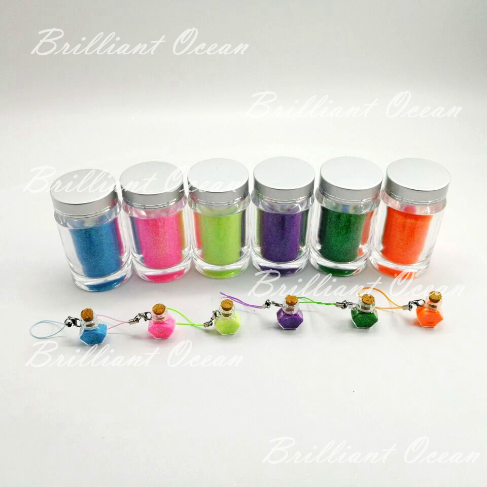 Small Package Colorful Glitter Pigment Powder