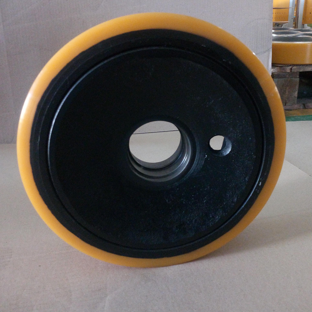 Linde Solid Forklift Polyurethane Tire PU Support Wheels No. 29902329/29903807 Size 285X100