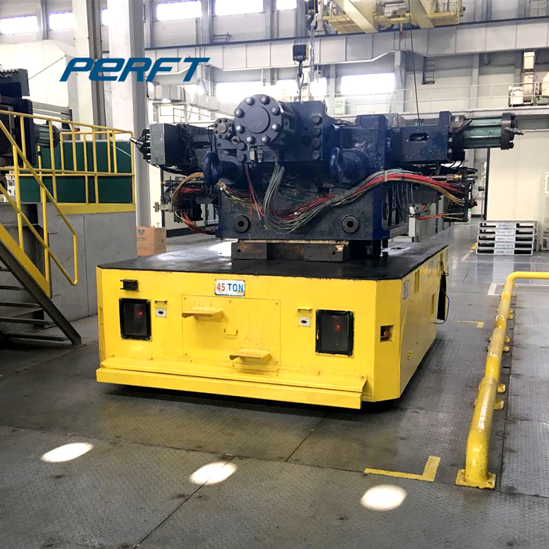 Electric Transfer Trolley Motorized Transfer Cart 25t Loading Capacity