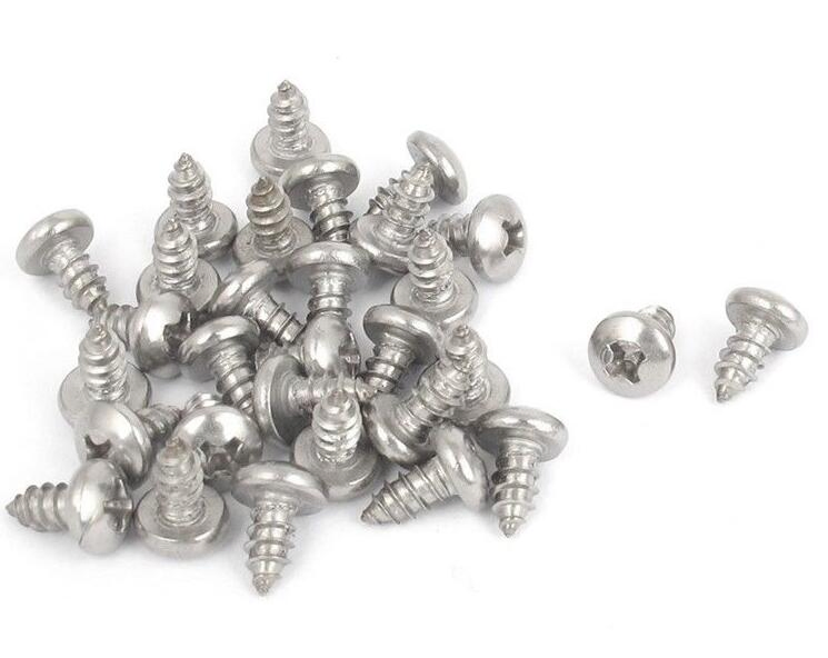 4.8X9.5mm Cross Pan Round Head Sheet Metal Self Tapping Mounting Bolt Screws