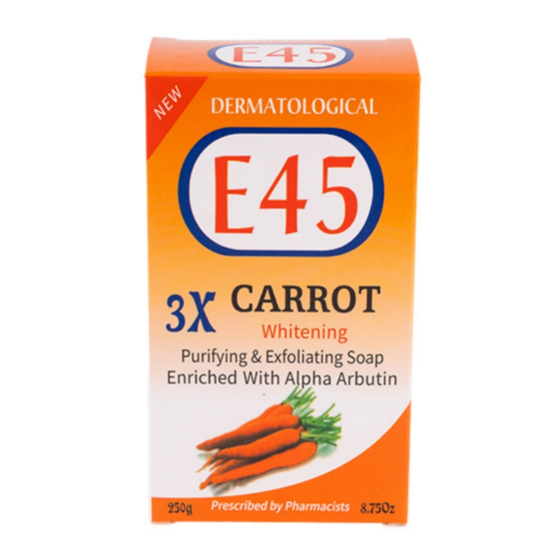 E45 Customized Brand Whitening Vegatable Carrot Soap