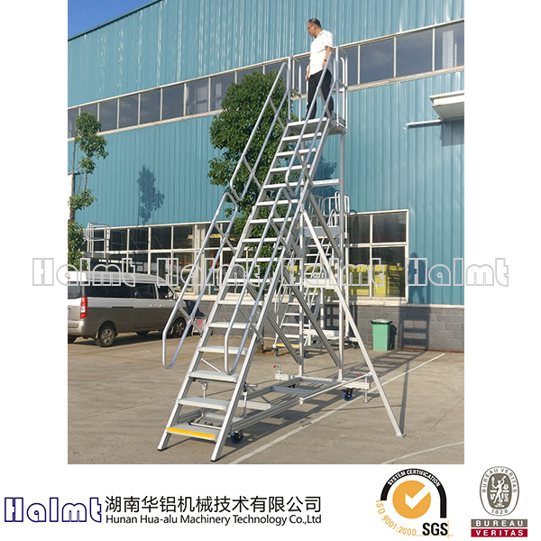 Aluminium Straight Step Ladders with Height 4m