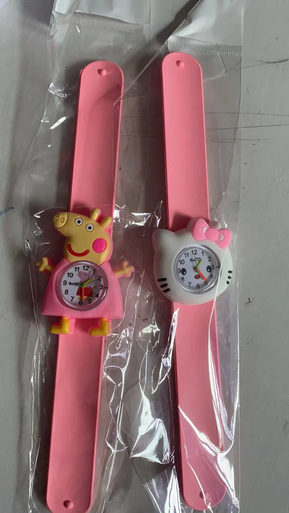 New Arrival Various Style Animals Cartoon Child Kids Silicone Slap Watch
