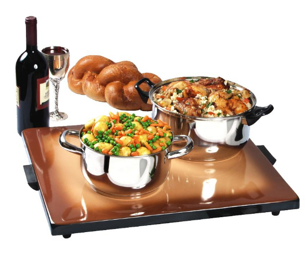 Square Kosher Warming Tray with Enamelled Finish
