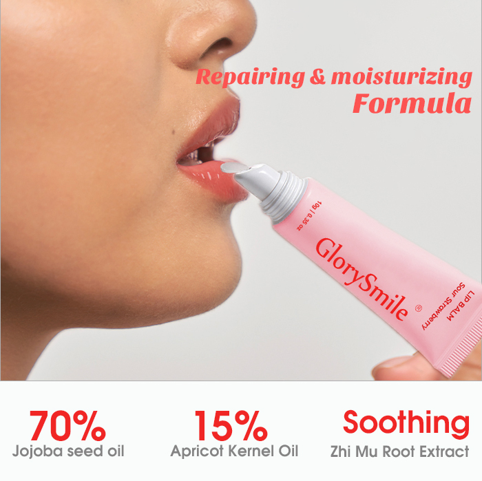 Wholesale 10g Flavor Moisturizing Lip Balm Strawberry Flavor Lip Serum Mask