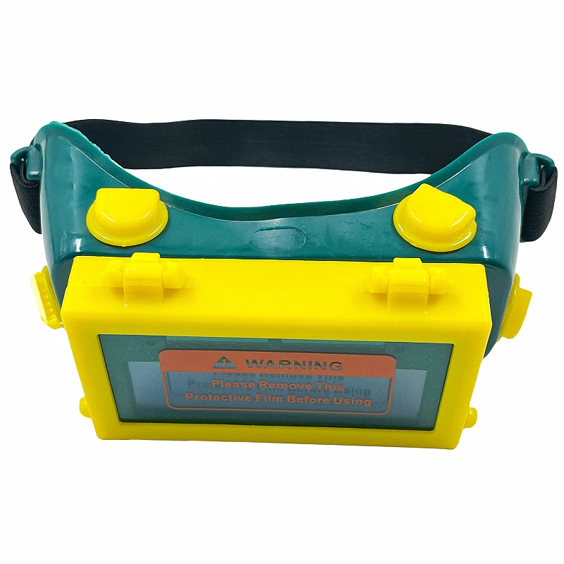 Spot Goods Automatic Dimming Anti Glare Flip Safety Welding Goggles with Elastic Band
