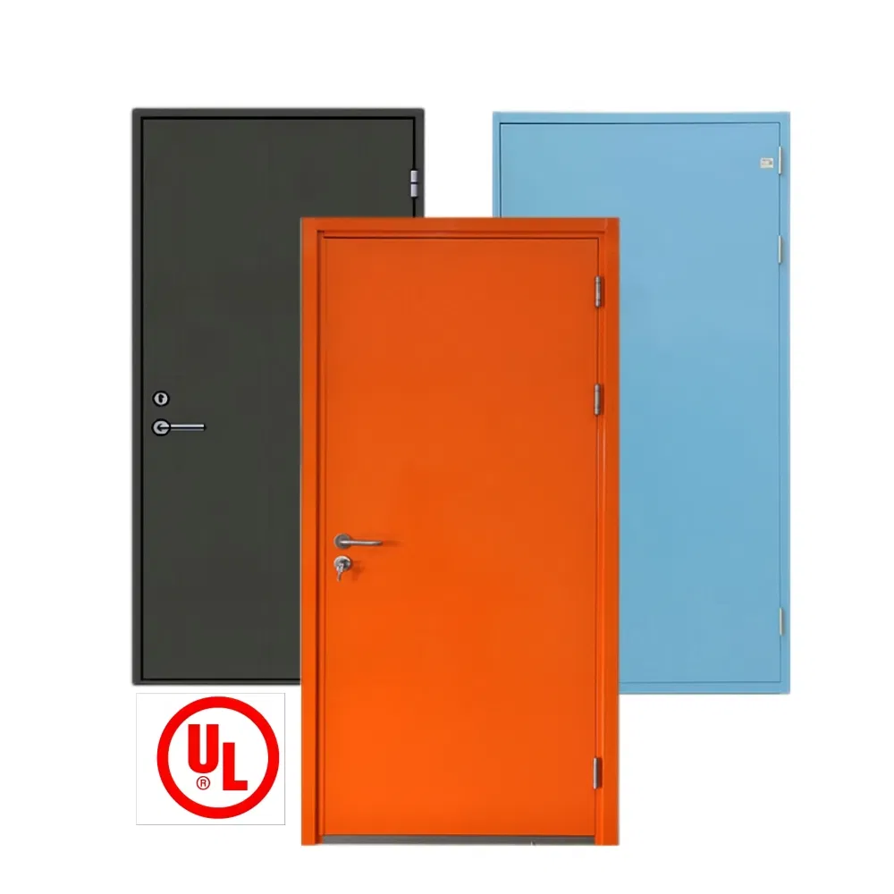 Hot Sale Emergency Escape Exit Interior Durable Security Steel Fire Door for Industry