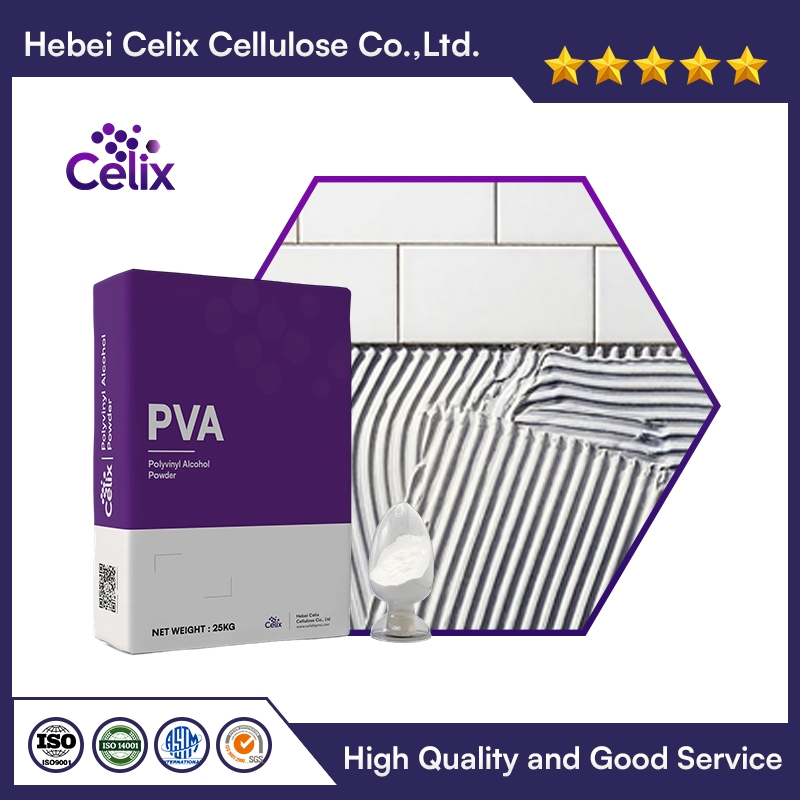Factory Direct Sales Supplier Hebei CAS No.: 9002-89-5 Polyvinyl Alcohol Powder PVA for Tile Adhesive, Wall Putty, Dry Mix Mortar, Gypsum Plaster