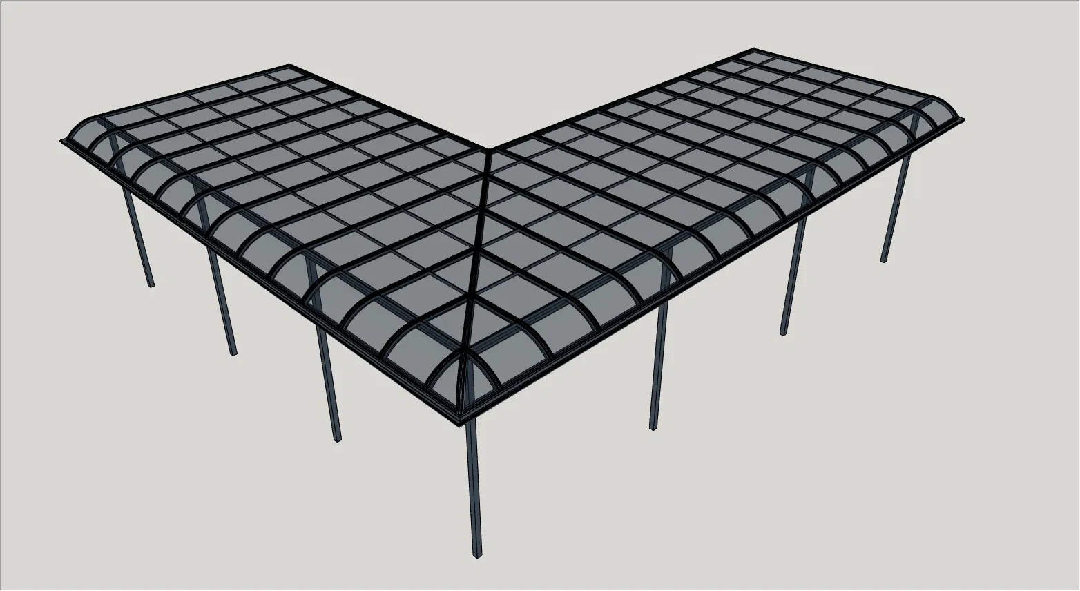 Aluminum Alloy Carport with Polycarbonate Sheets for Single Double Cars