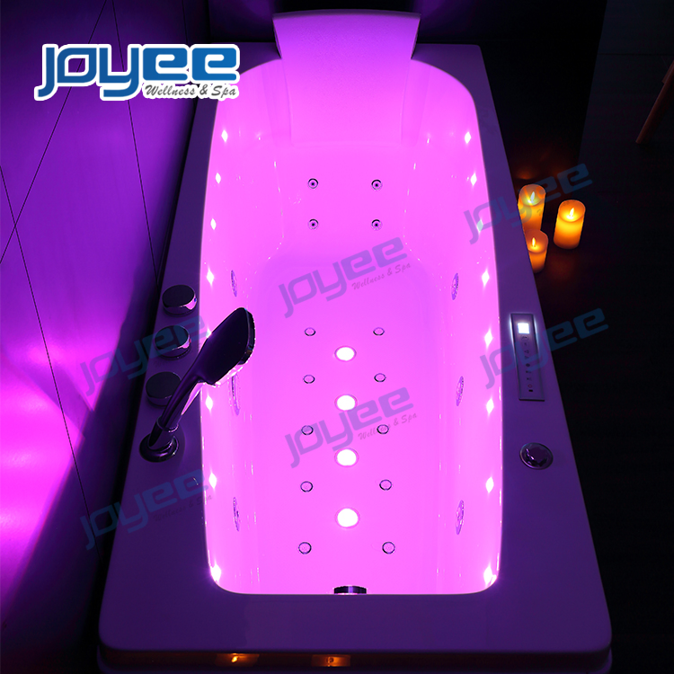 Угловая акриловая ванна с гидромассажем Joyee