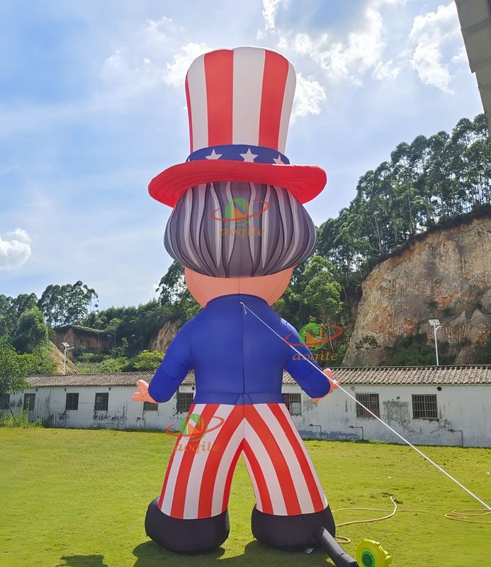 New Design Inflatable Cartoon Model Inflatable Jazz Inflatable Magician with Hat