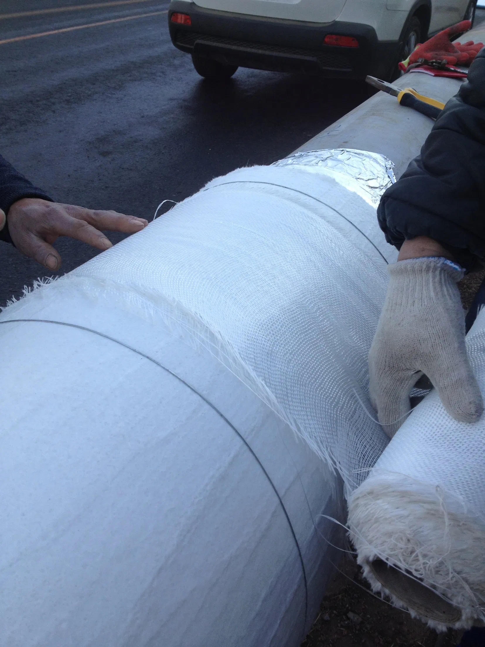 Low Thermal Conductivity Aerogel Insulation Blanket for Power Generation and City Heating System