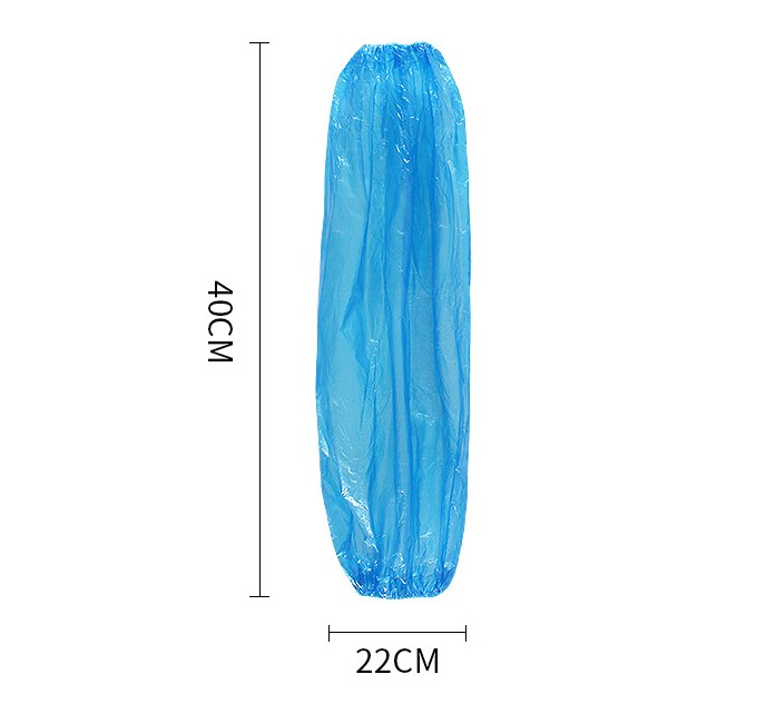 Factory Direct Disposable Plastic Arm Sleeves Cover PE Elastic Cuffs-Cover Waterproof Oversleeves
