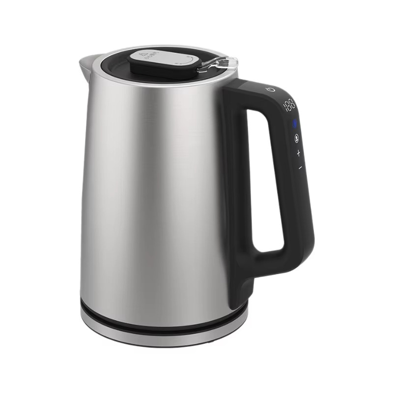 Automatic Shut-off Kettle Modern Electric Glass Tea Kettle Cordless 201 Stainless Steel Temperature Control Colored for Household or Hotel Use