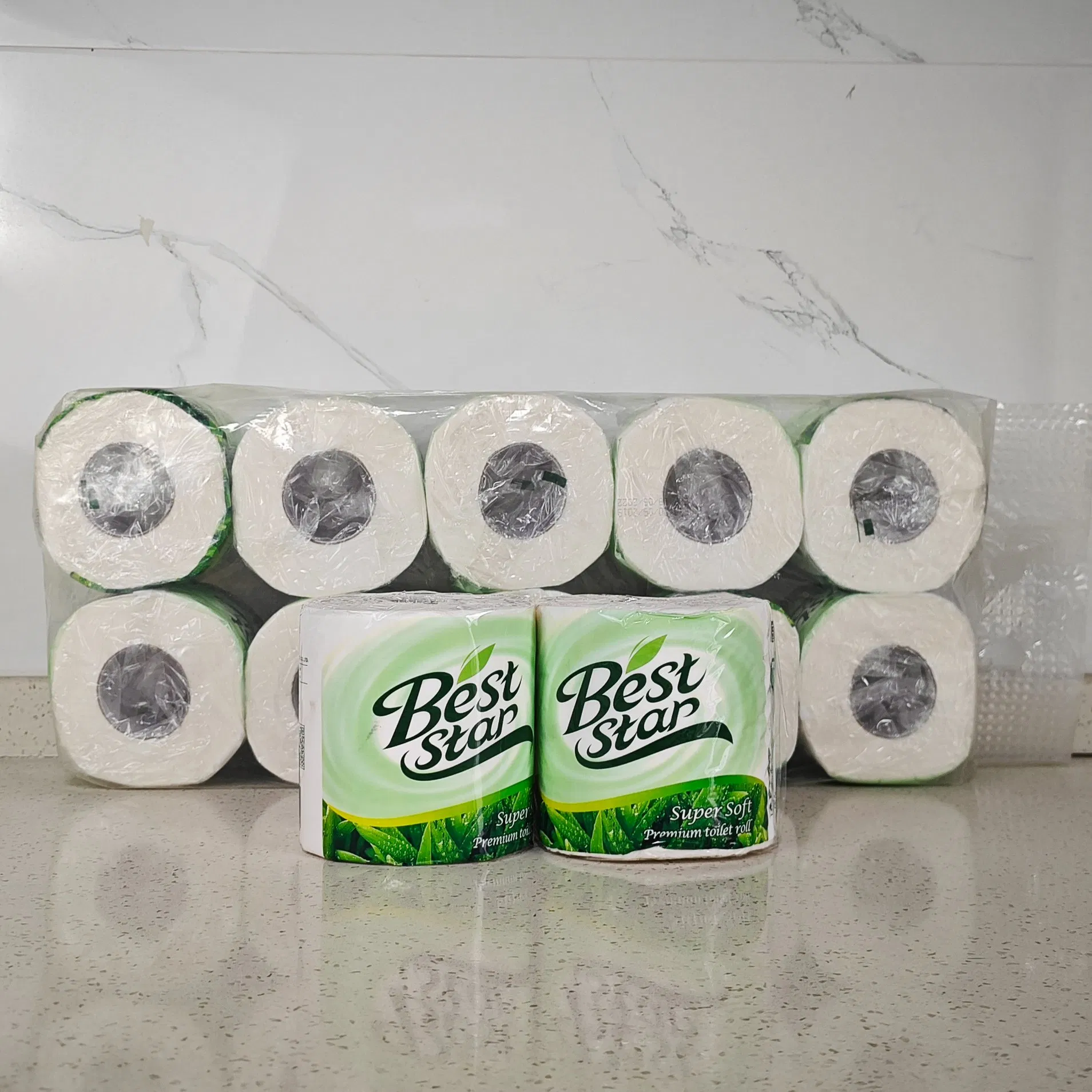 Wholesale Custom Printed Bulk Bathroom Virgin Pulp Toilet Tissue Paper